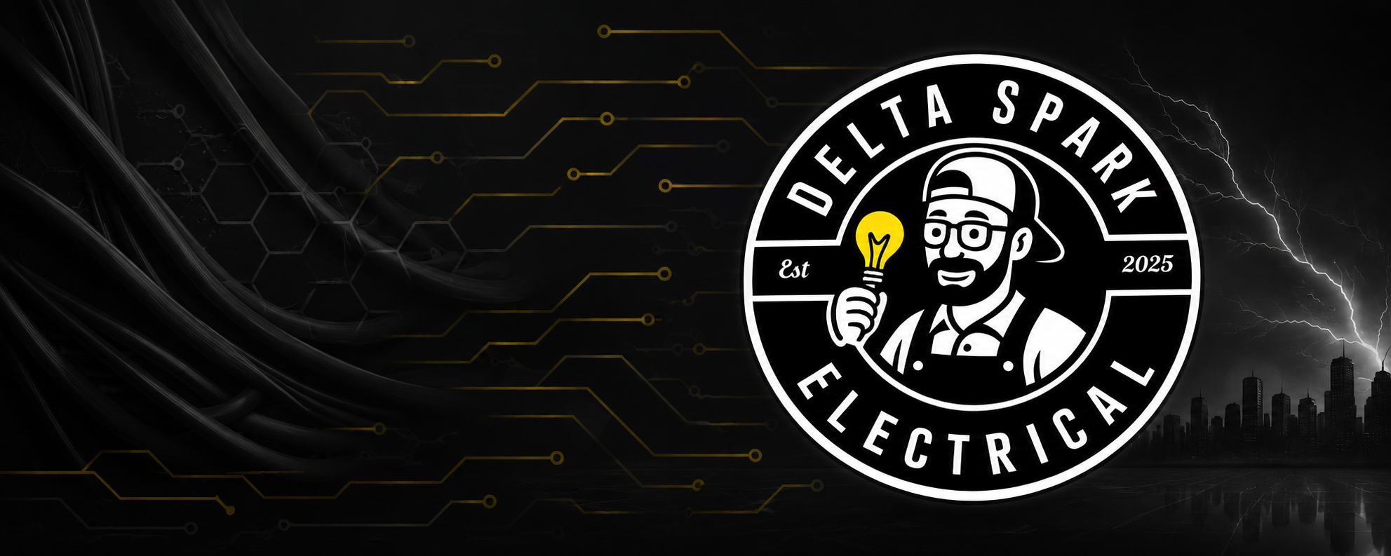 Delta Spark Electrical brand banner